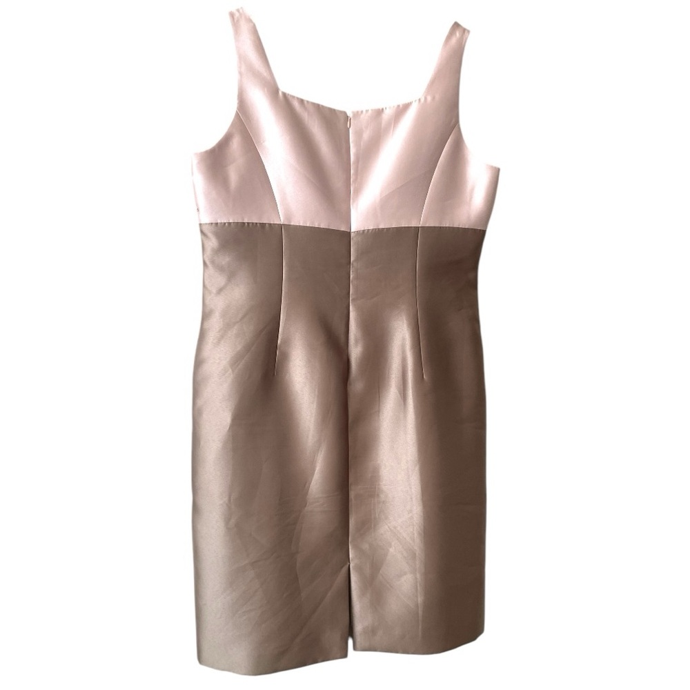 Tahari luxe Pink and Tan Dress with Jacket size 16 - Picture 5 of 14